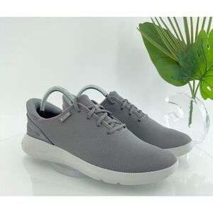 Kizik Men's Madrid Sneaker Casual Shoe Size 9.5 Gray Eco Knit Hands Free Slip On